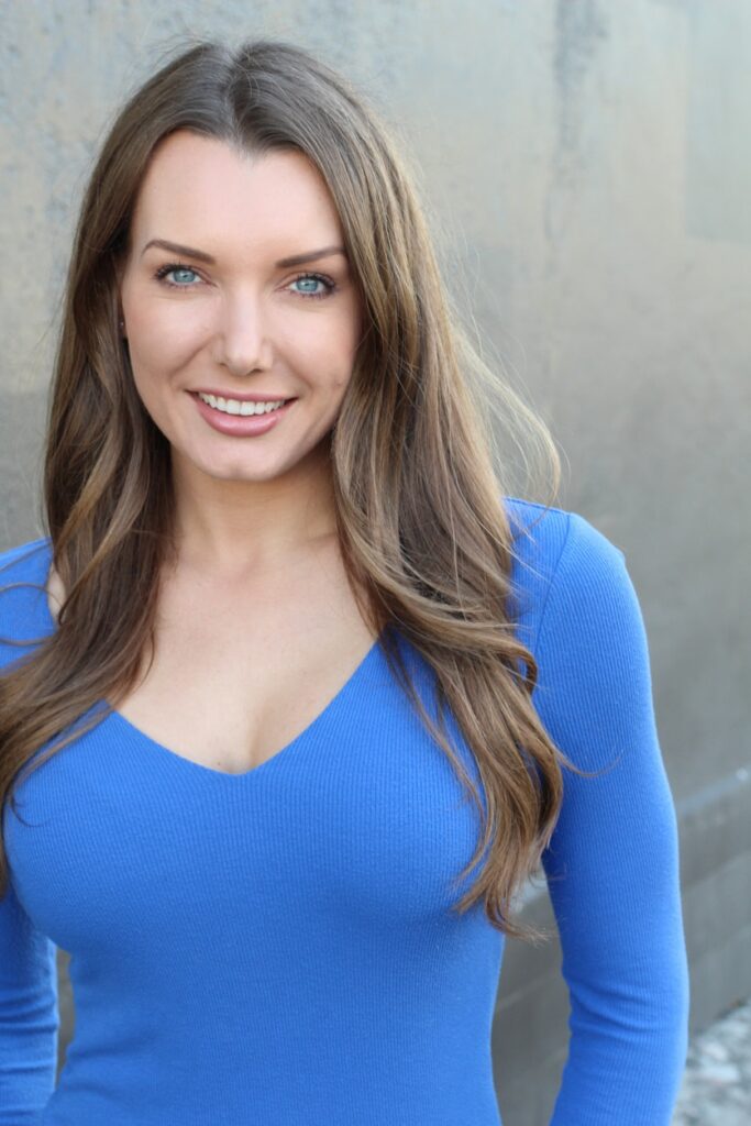 Stunning woman smiling close up